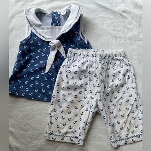 Kissy kissy 9 months girl set